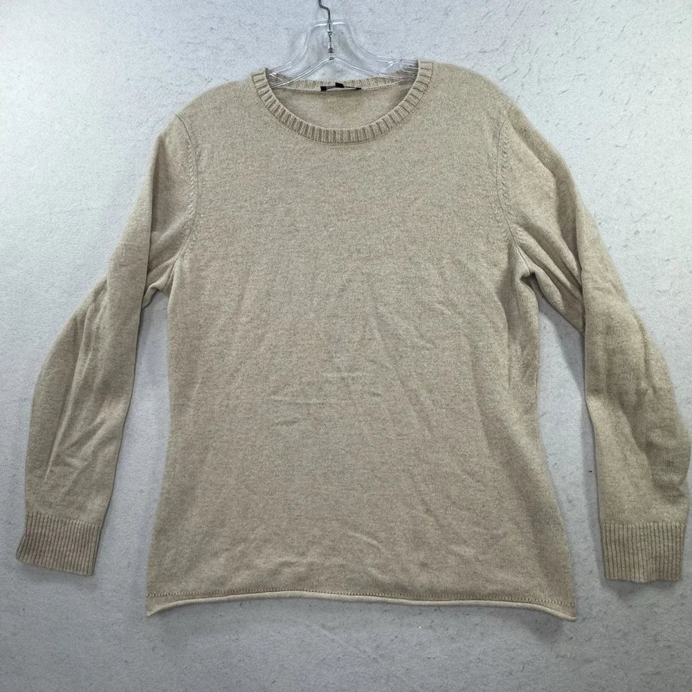Lafayette 148 Sweater Womens Large‎ Cashmere Quiet Luxury Minimalist Capsule